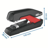 Nietmachine Rapid SO30C half strip 30SH zwart/rood - afbeelding 3