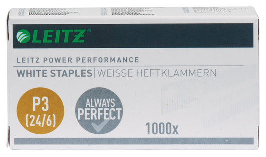 Nieten Leitz P3 24/6 wit 1000st