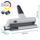 Perforator Leitz 5115 heavy duty 23 gaats zilver - afbeelding 2