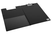 Klembordmap Qua A4 Stnd Pvc zw 100mm klem/penlus