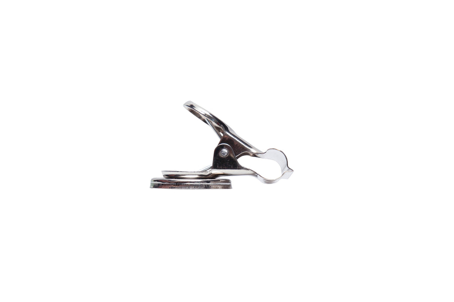 Papierklem MAUL Bulldog magneet 52mm zilver 2st