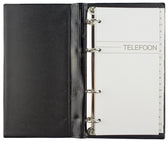 Telefoonalbum Kangaro 215x130mm A-Z 4-rings zwart - afbeelding 2
