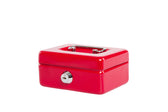 Geldkist MAUL muntgleuf slot 125x95x60mm rood - afbeelding 3