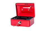 Geldkist MAUL muntgleuf slot 125x95x60mm rood - afbeelding 5