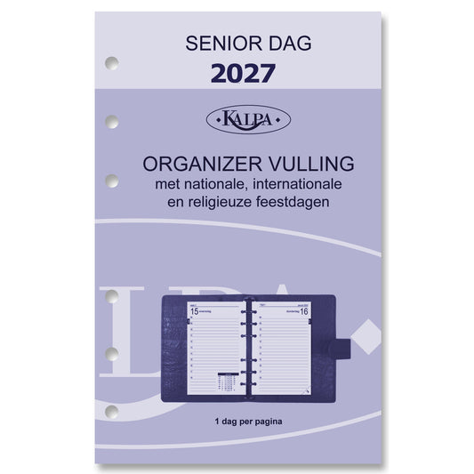 Agendavulling 2026 Kalpa Senior 1dag/1pagina