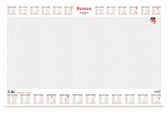 Bureau-onderlegblok 2026 Quantore 60x40cm