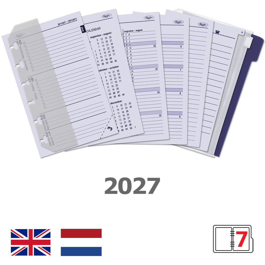 Agendavulling 2026 Kalpa Pocket jaardoos 7d/2p