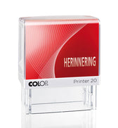 Tekststempel Colop Printer 20L herinnering
