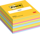 Memoblok Post-it 2030 76x76mm kubus ultra assorti - afbeelding 3