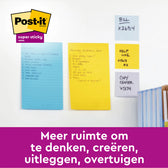 Memoblok Post-it 6445SS 152x101mm ass 4st - afbeelding 6