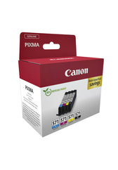 Inktcartridge Canon CLI-571 zwart + 3 kleuren - afbeelding 4