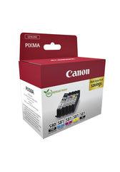 Inktcartridge Canon PGI-580 CLI-581 2x zw + 3 kl - afbeelding 5