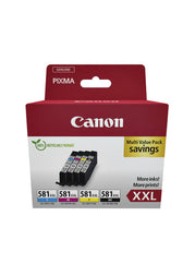 Inktcartridge Canon CLI-581XXL zwart + 3 kleuren - afbeelding 3