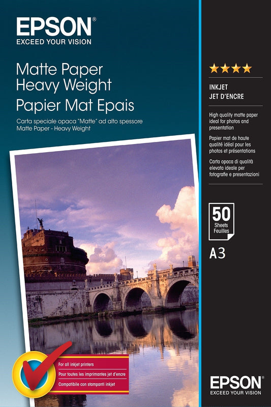 Inkjetpapier Epson S041261 A3 167gr mat