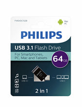 USB stick 3.1 Philips USB C 2in1 64GB zwart - afbeelding 6