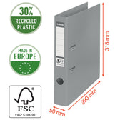 Ordner Esselte Vivida No.1 50mm PP A4 wit - afbeelding 9