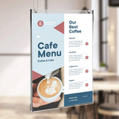 Posterhouder Europel A4 staand glashelder - afbeelding 3