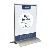 Kaarthouder Europel A5 T-standaard acryl alu - afbeelding 3