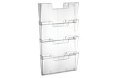 Folderhouder Europel A4 wand liggend koppelb acryl - afbeelding 3