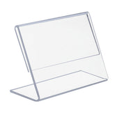 Kaarthouder Europel A7 L-standaard liggend acryl - afbeelding 3