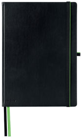 Notitieboek Leitz Complete A4 160blz 100gr lijn zw