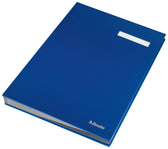 Vloeiboek Esselte karton 20tabs blauw - afbeelding 3