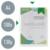 Showtas Leitz Premium uitsnede PP A4 transparant - afbeelding 4