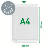 Showtas Leitz Premium PVC expansievouw glashelder - afbeelding 2