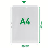 Showtas Leitz Premium 4-gaats PP A4 transparant - afbeelding 2