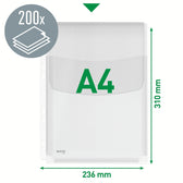 Harmonica showtas Leitz Premium met klep PVC A4 - afbeelding 3