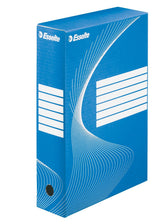Archiefdoos Esselte Boxycolor 80mm 352x250mm blauw