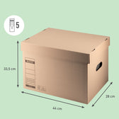 Archiefdoos deksel Leitz Premium 335x280x440mm br - afbeelding 3