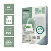 Voorblad Fellowes A4 PVC 300micron transparant - afbeelding 2