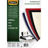 Voorblad Fellowes A4 Chromolux 250gr wit