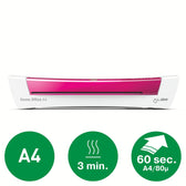 Lamineermachine Leitz iLAM Home Office A4 roze - afbeelding 2
