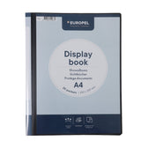 Showmap Europel Frontview A4 20 tassen antraciet - afbeelding 2