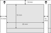 Visitekaart Sigel 85x55 blanco 225gr ronde hoek wt - afbeelding 8