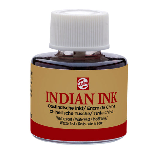 Oost Indische inkt Talens 11ml zwart