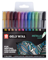 Gelschrijver Sakura Gelly Roll Metallic 12 kleuren - afbeelding 2
