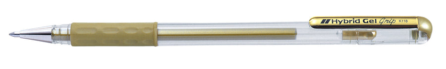Gelschrijver Pentel K118 Grip M goud