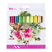 Brushpen Talens Ecoline set 10 stuks botanisch - afbeelding 3
