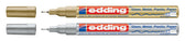Paintmarker edding 780 oliebasis 0.8mm goud - afbeelding 4