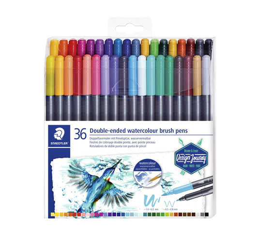 Brushpen Staedtler 3001 marsgr duo 0.5-6mm ass