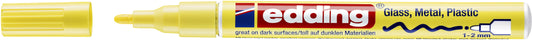Paintmarker edding 751 oliebasis 1-2mm pastel geel