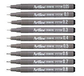 Fineliner Artline technisch 0.5mm zwart - afbeelding 4