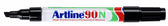 Viltstift Artline 90 schuin 2-5mm zwart