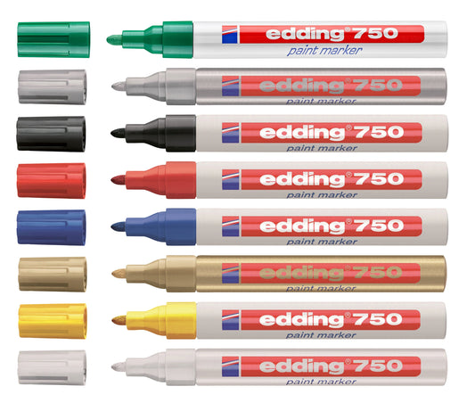 Paintmarker edding 750 oliebasis 2-4mm groen
