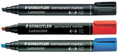 Viltstift Staedtler Lumocolor 350 schuin 2-5mm zw - afbeelding 5