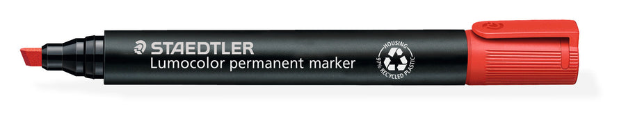 Viltstift Staedtler Lumocolor 350 schuin 2-5mm rd