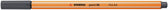 Fineliner STABILO point 88/97 F diepkoud grijs - afbeelding 2